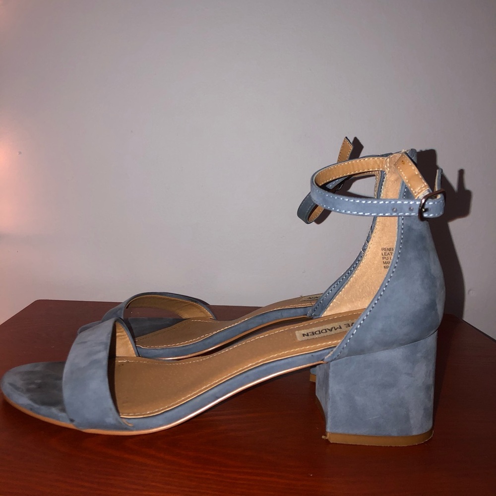 Light Blue Steve Madden Heeled Sandals